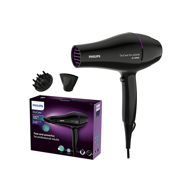 Philips DryCare Advanced 2100W Pro Hairdryer With AC Motor up to 130 KM ...